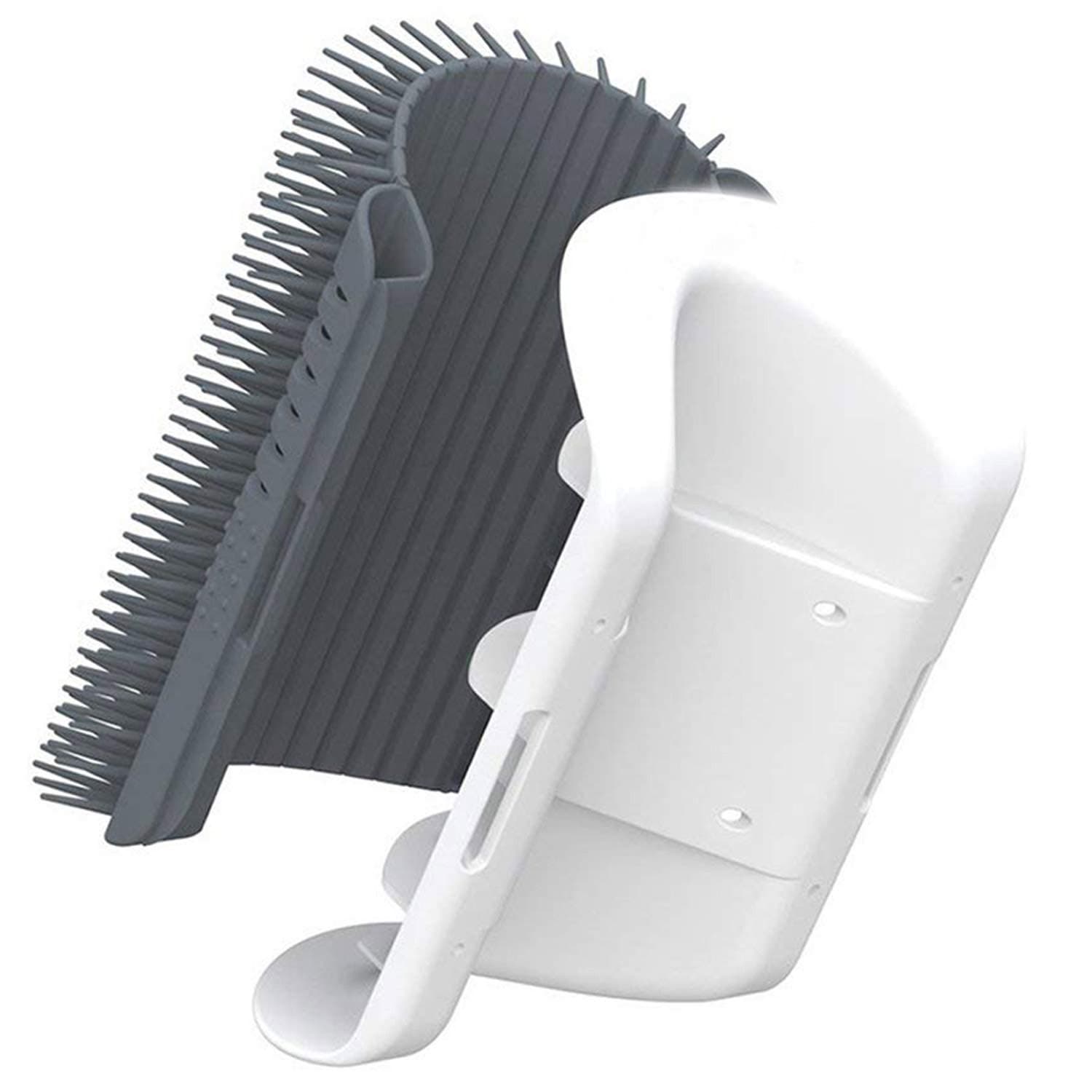 3.0 Peluquero para gatos más suave con hierba gatera, peine para peluquero de esquina para perros y gatos | Rascador de esquina de pared, cepillo de masaje de aseo, herramienta perfecta para masajear arañazos para gatitos/cachorros de pelo largo y corto (1 paquete)