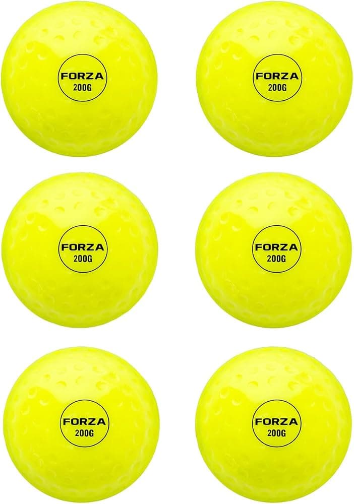 Pelota de hockey sobre césped FORZA de 200 g │ Equipo de entrenamiento │ Paquetes de varios tamaños