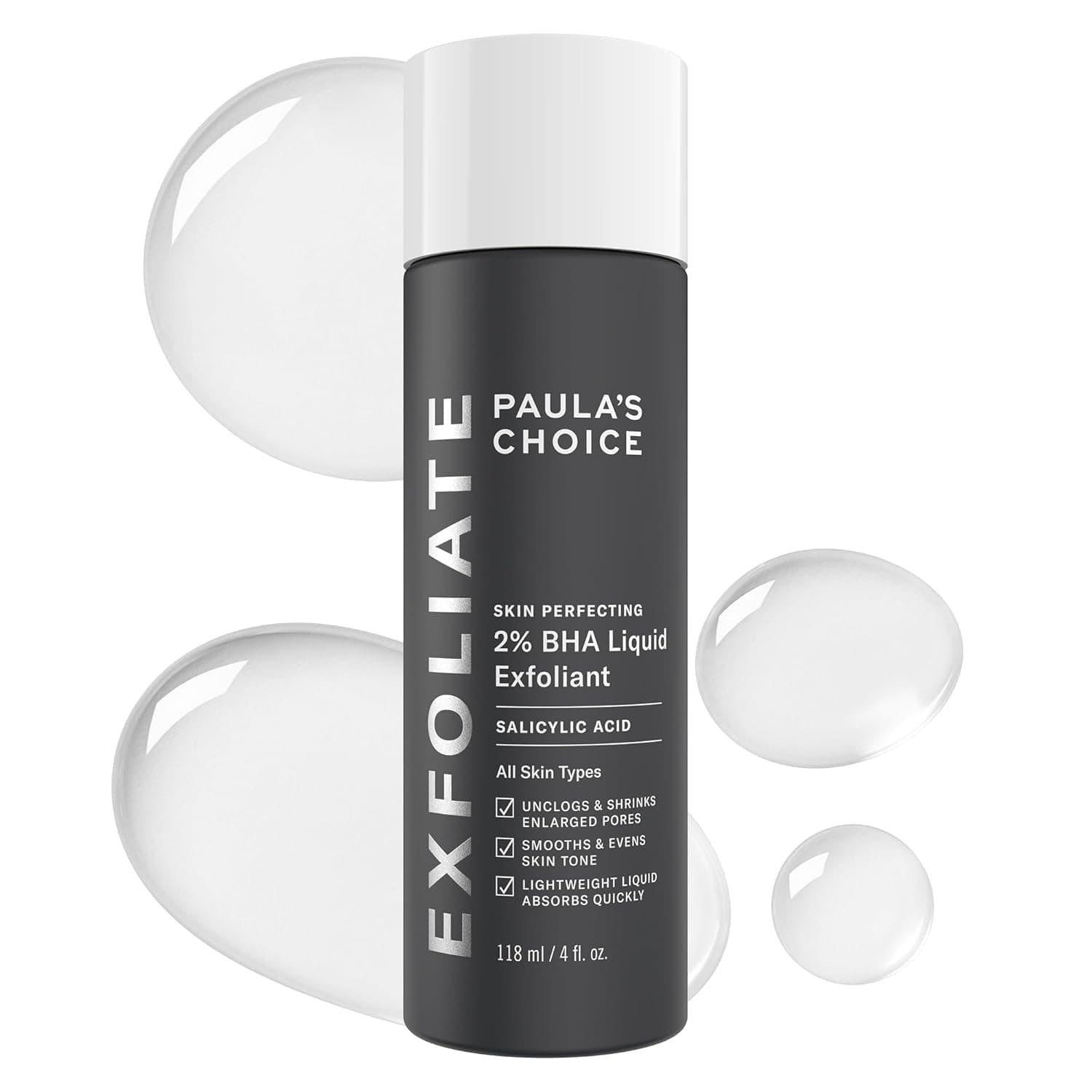 Paula's Choice SKIN PERFECTING Exfoliante líquido sin enjuague con 2% BHA