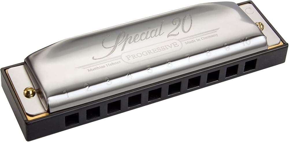 HOHNER 560PBX Special 20 Armónica, Llave de B, Acero inoxidable (560PBX-Bn)