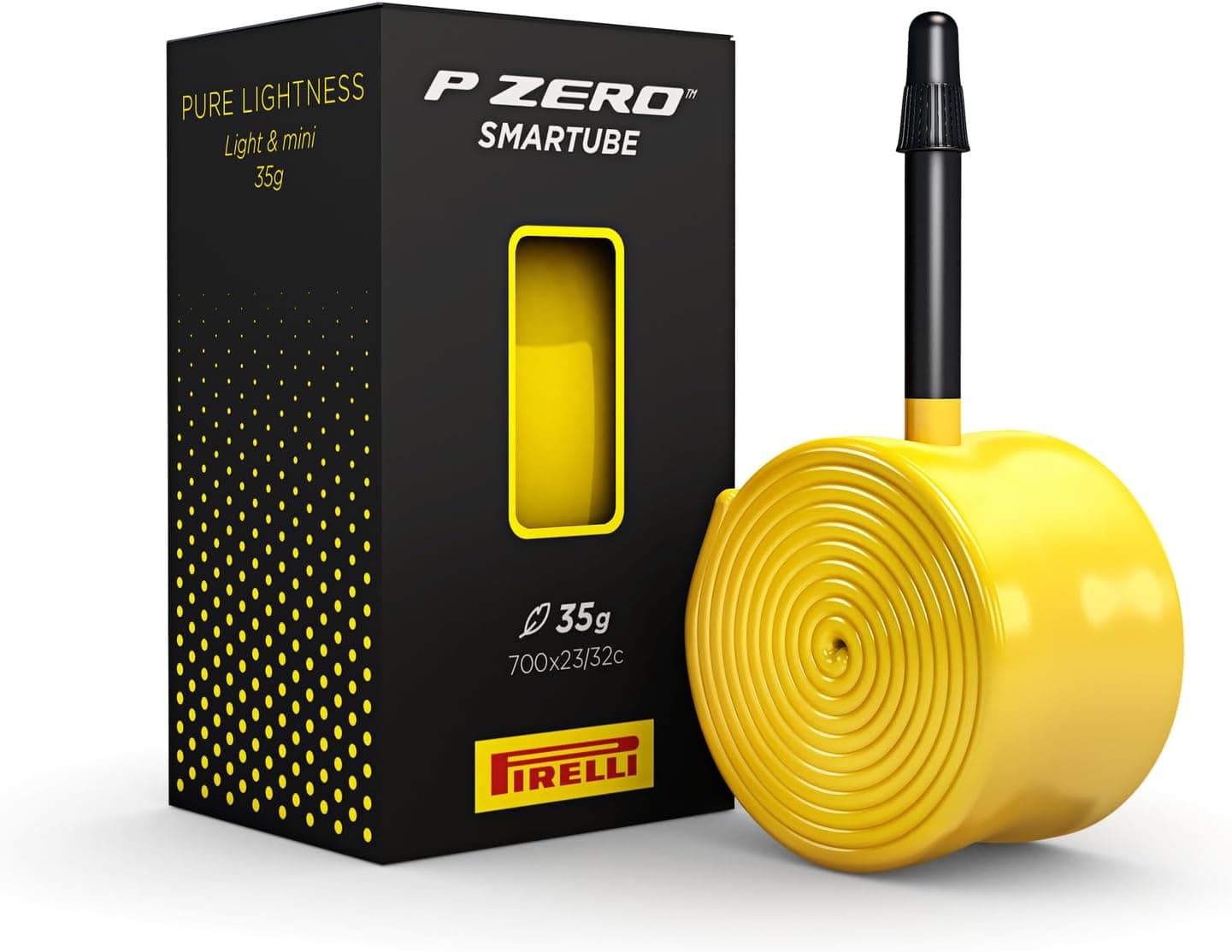 Pirelli P Zero SmarTUBE 23/32-622, válvula Presta de 60 mm - Máxima resistencia a pinchazos, bajo peso, elementos esenciales para ciclismo de carretera - Cámara para neumáticos de bicicleta