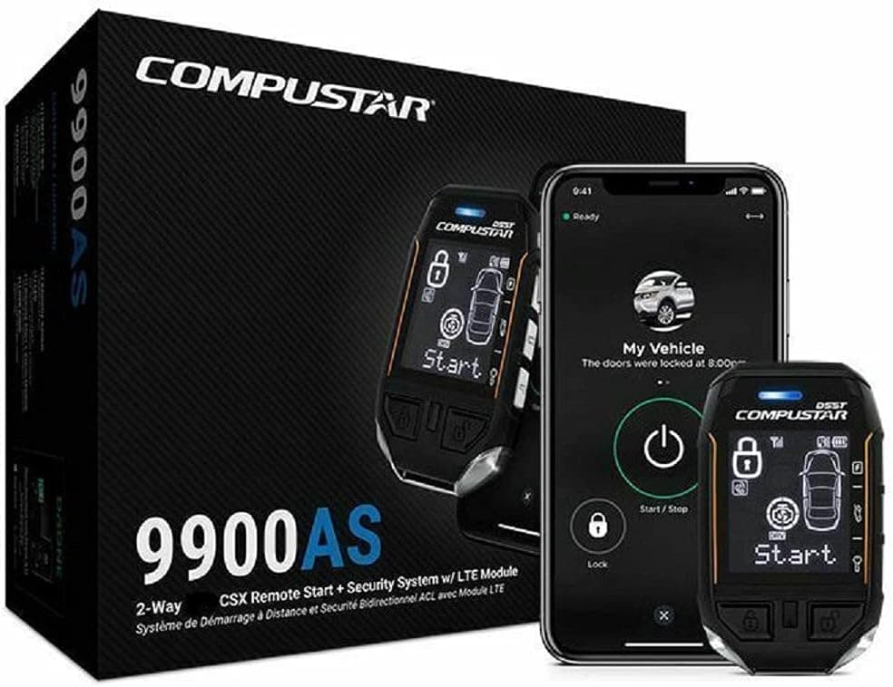 CSX9900AS Compustar 2-Way CSX Remote Start+Security W/LTE ¡Nuevo!