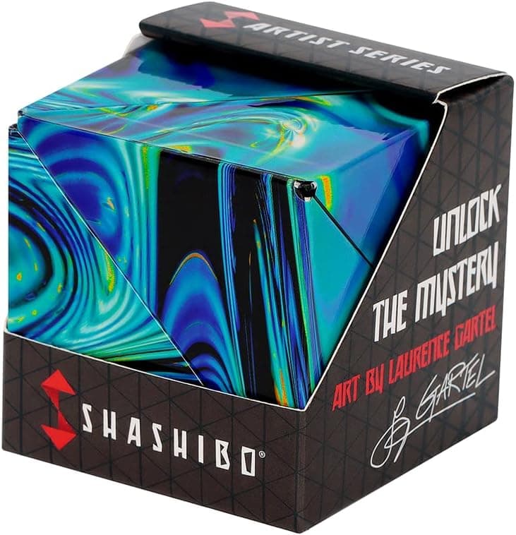 Cubo de rompecabezas magnético Shashibo DODECA, juguete para aliviar el estrés
