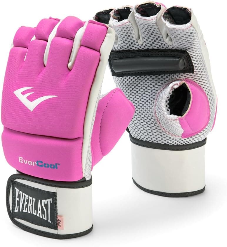 Everlast Evercool Breathable Full Support MMA Kickboxing Knuckle Padding | Gloves, Neoprene, Wristwrap, Mesh, Palm