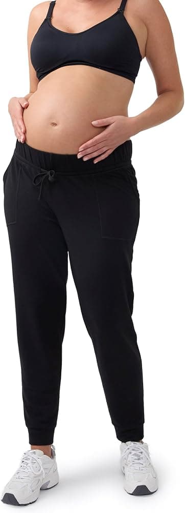 Joggers de punto premamá Everyday de Ingrid & Isabel