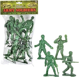 Rhode Island Novedad 4 pulgadas Army Men Set 8 figuras surtidas