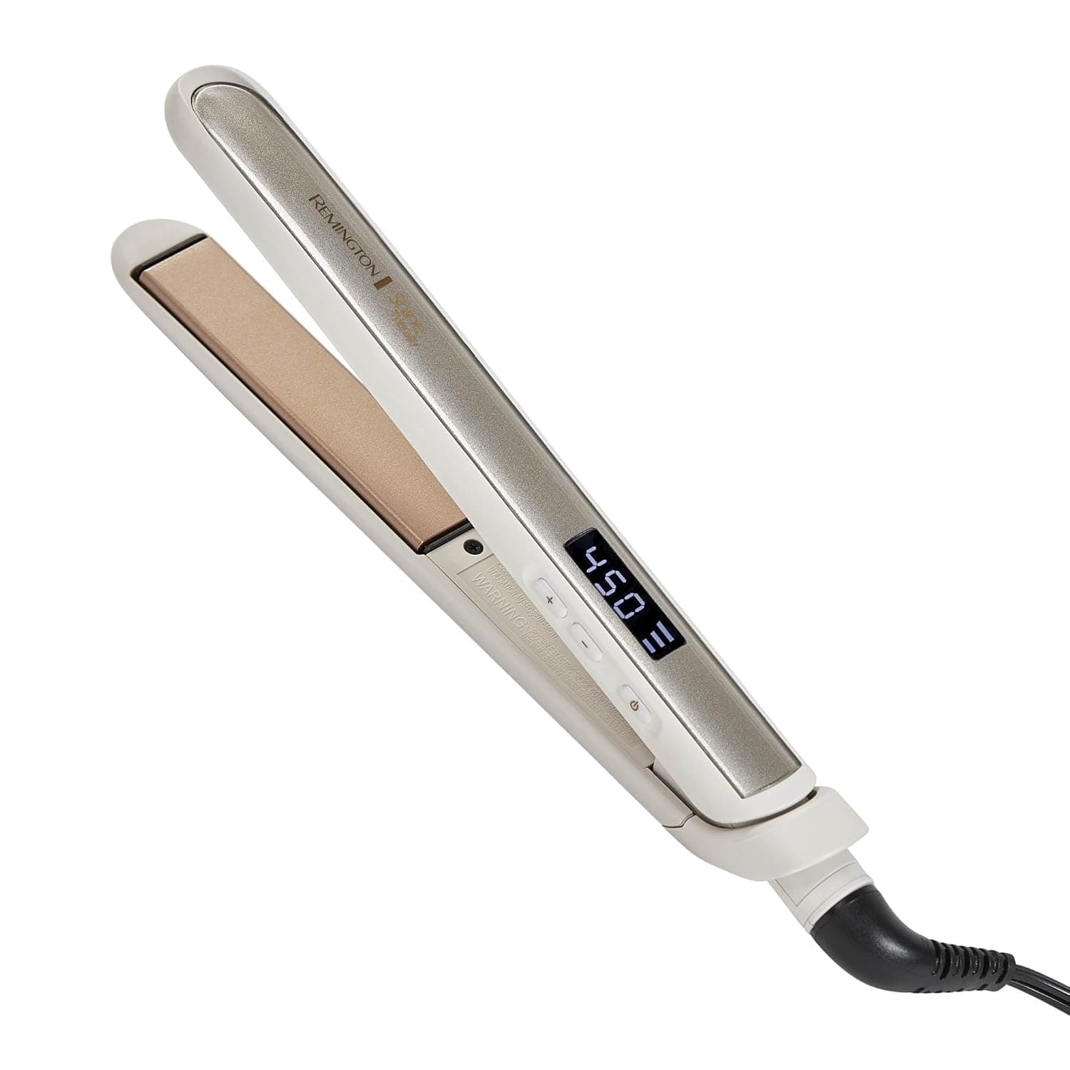 Remington Shine Therapy Plancha de pelo de 1 pulgada, aceite de argán y queratina