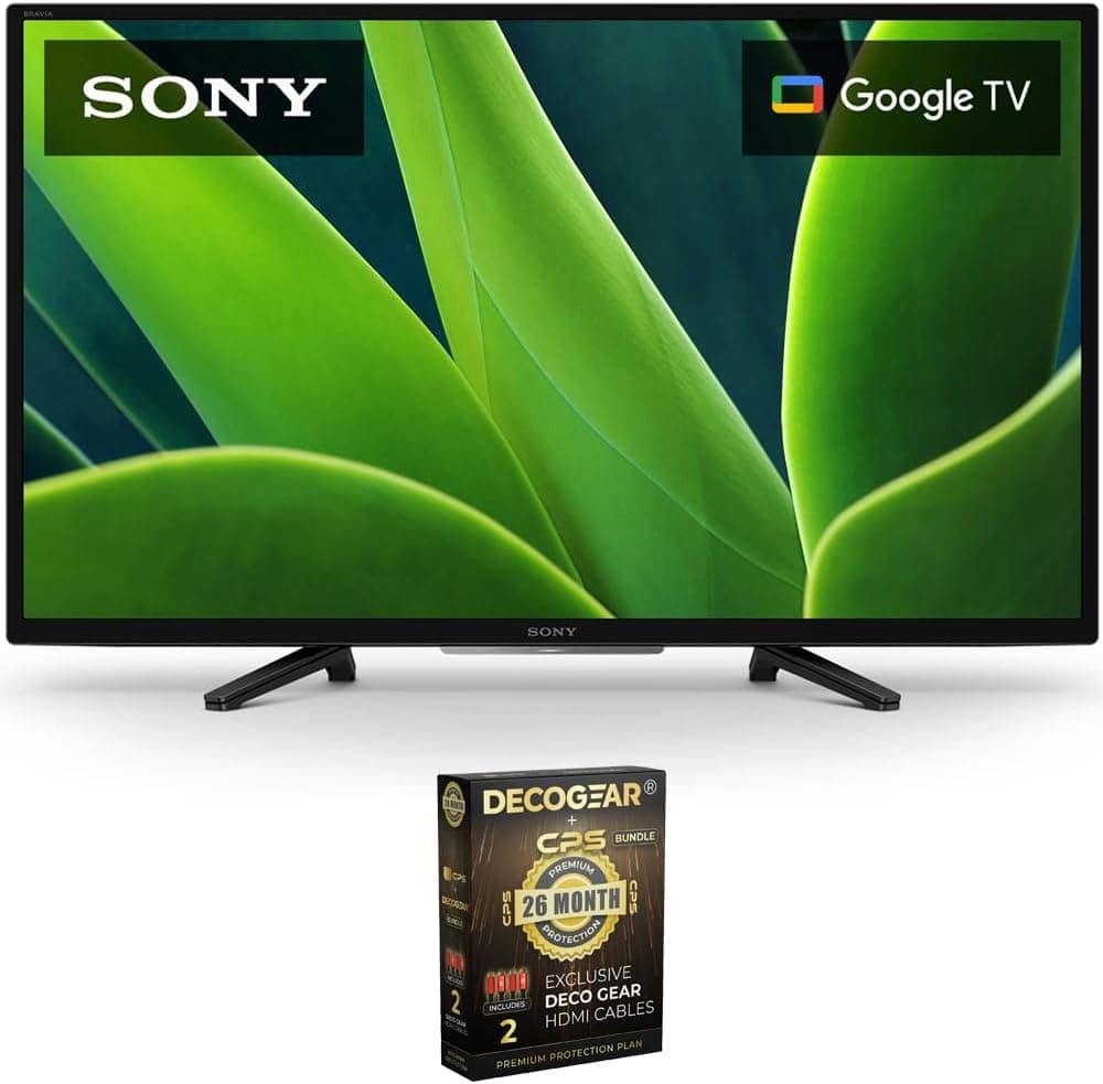 Televisor LED KD32W830K de 32 pulgadas (2022) con garantía extendida de 2 años