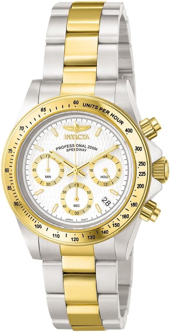Reloj de acero inoxidable de la colección Speedway de Invicta para hombre