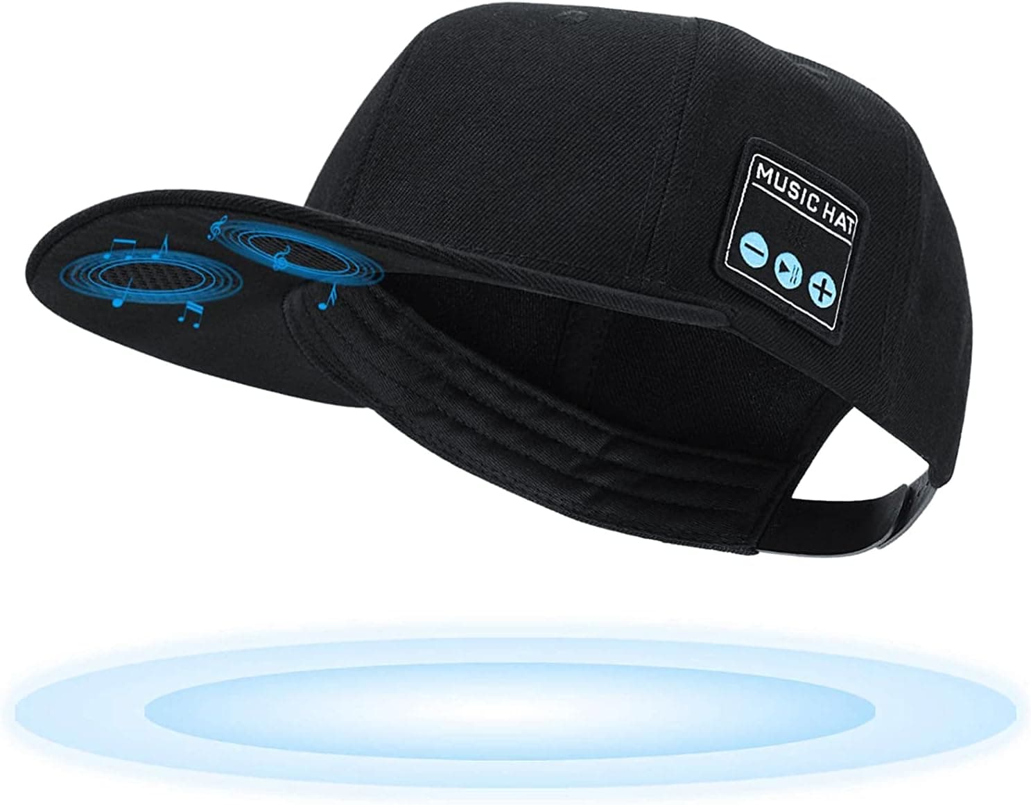 Gorro con altavoz Bluetooth, gorra de béisbol con altavoces estéreo HD integrados y micrófono oculto, llamadas manos libres para ciclismo, parques de patinaje, fiestas, bailes, deportes al aire libre, regalos para hombres, hermano, novio, él