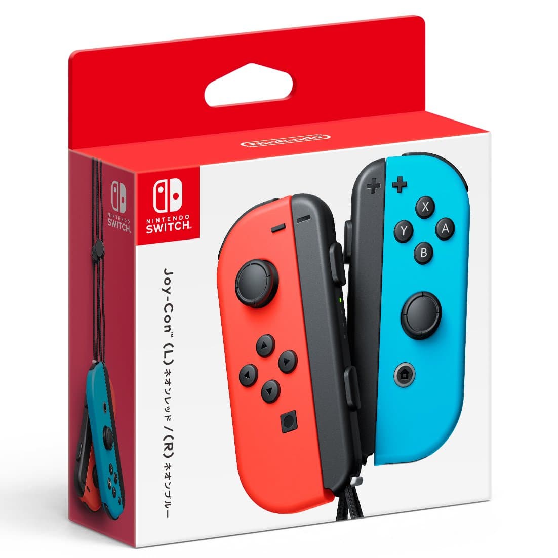 Par de controladores Nintendo Joy-Con rojo neón/azul neón para Nintendo Switch