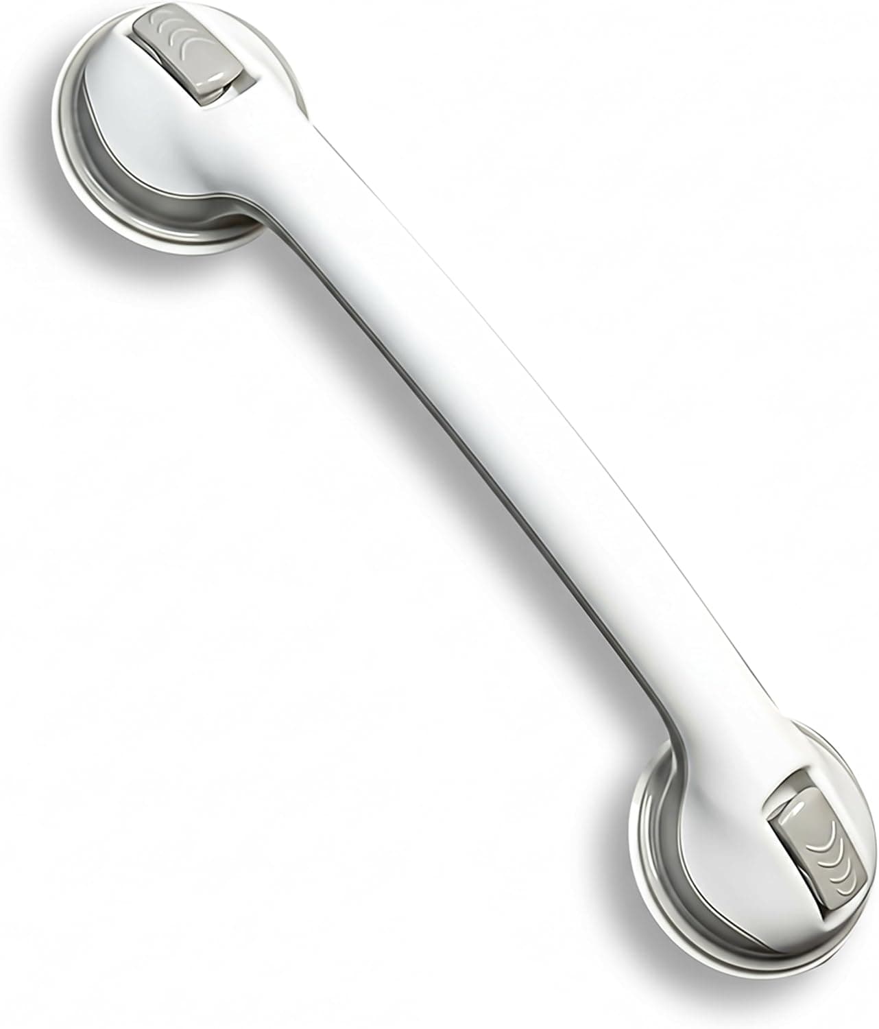 Safe-er-Grip Barra de agarre con ventosa para bañera y ducha, 16 pulgadas, color blanco