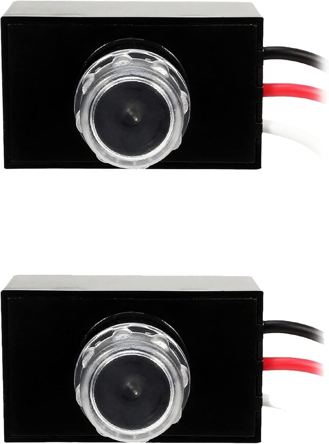 Outdoor Hard-Wired Post Eye Light Control with Photocell Light Sensor, Dusk to Dawn Sensor, Photocell Sensor, Light Sensor for Outdoor Lighting, UL Listed(2 Pack)