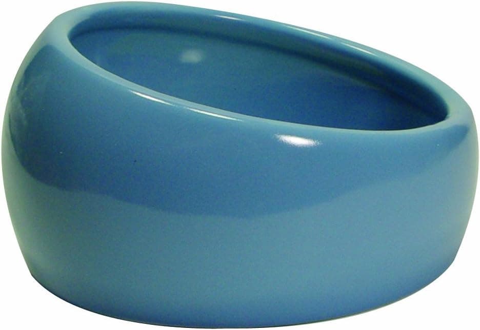 Living World Ergonomic Food Dish, for Small Animals, Blue, Small, 4.22oz, 61682A1
