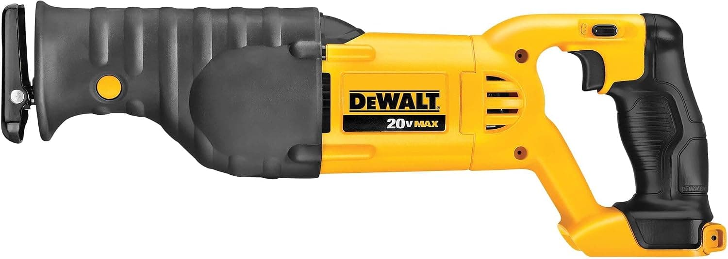 Sierra alternativa DEWALT 20V MAX, 3000 golpes por minuto, sierra inalámbrica con gatillo de velocidad variable, solo herramienta (DCS380B)