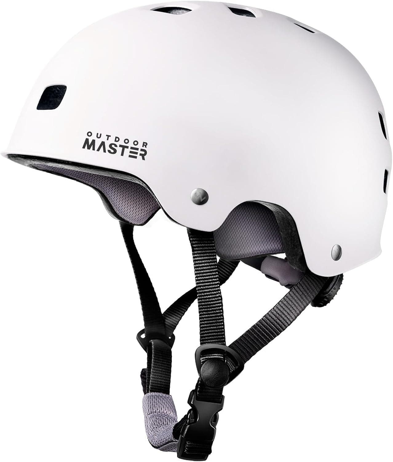OutdoorMaster Skateboard Bike Helmet for Adult,Youth and Kids | Two Removable Liners Ventilation Certified Multi-Sport Helmet for Scooter Cycling Roller Skating Ebike