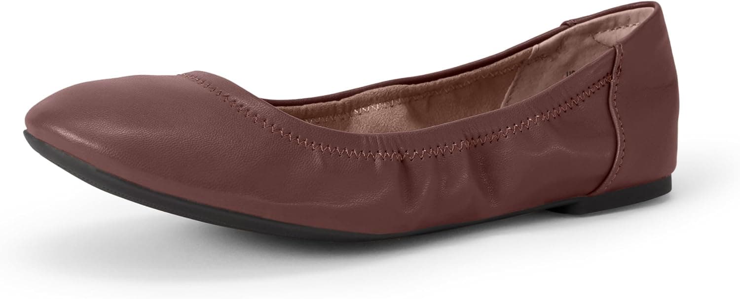 Amazon Essentials Belice, cómodas, bailarinas sin cordones para mujer