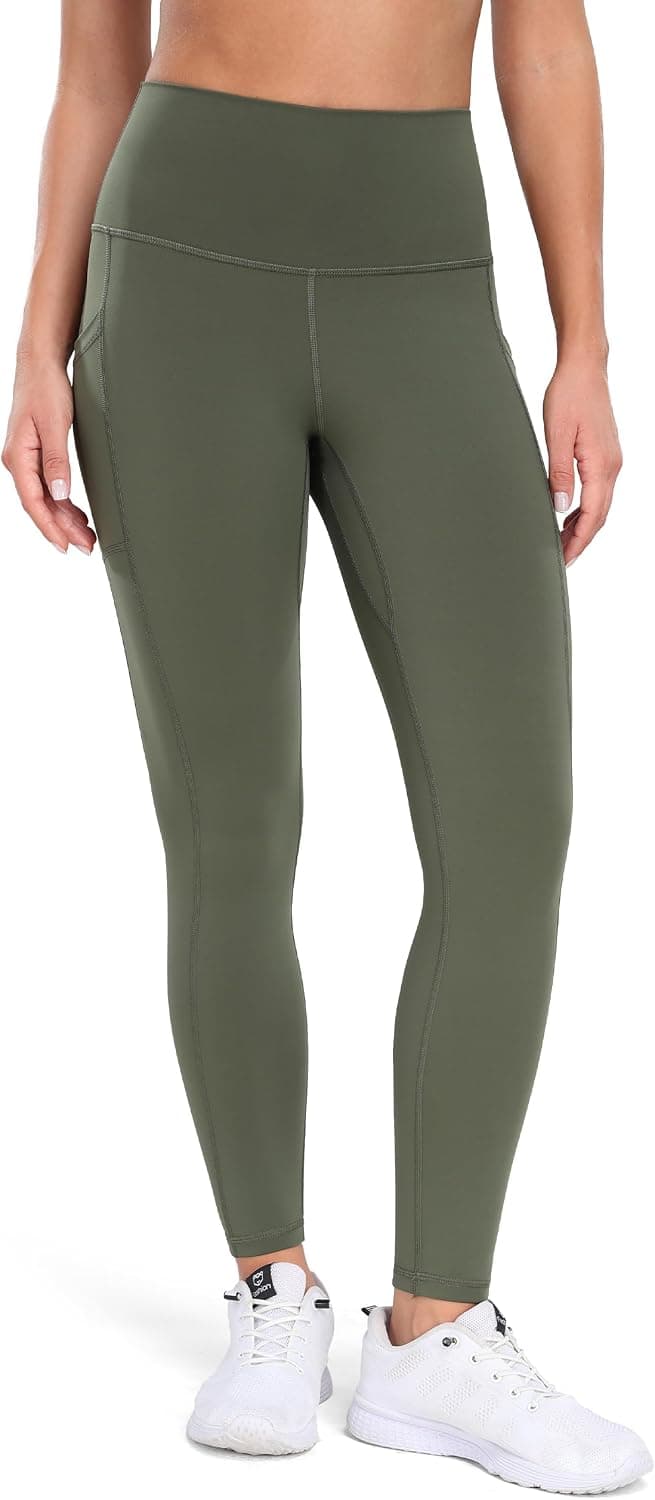 Colorfulkoala Pantalones de yoga de cintura alta para mujer Leggings de longitud 7/8 con bolsillos | Pantalones de yoga suaves y mantecosos de talle alto para mujer para gimnasio, entrenamiento, pilates, ocio informal