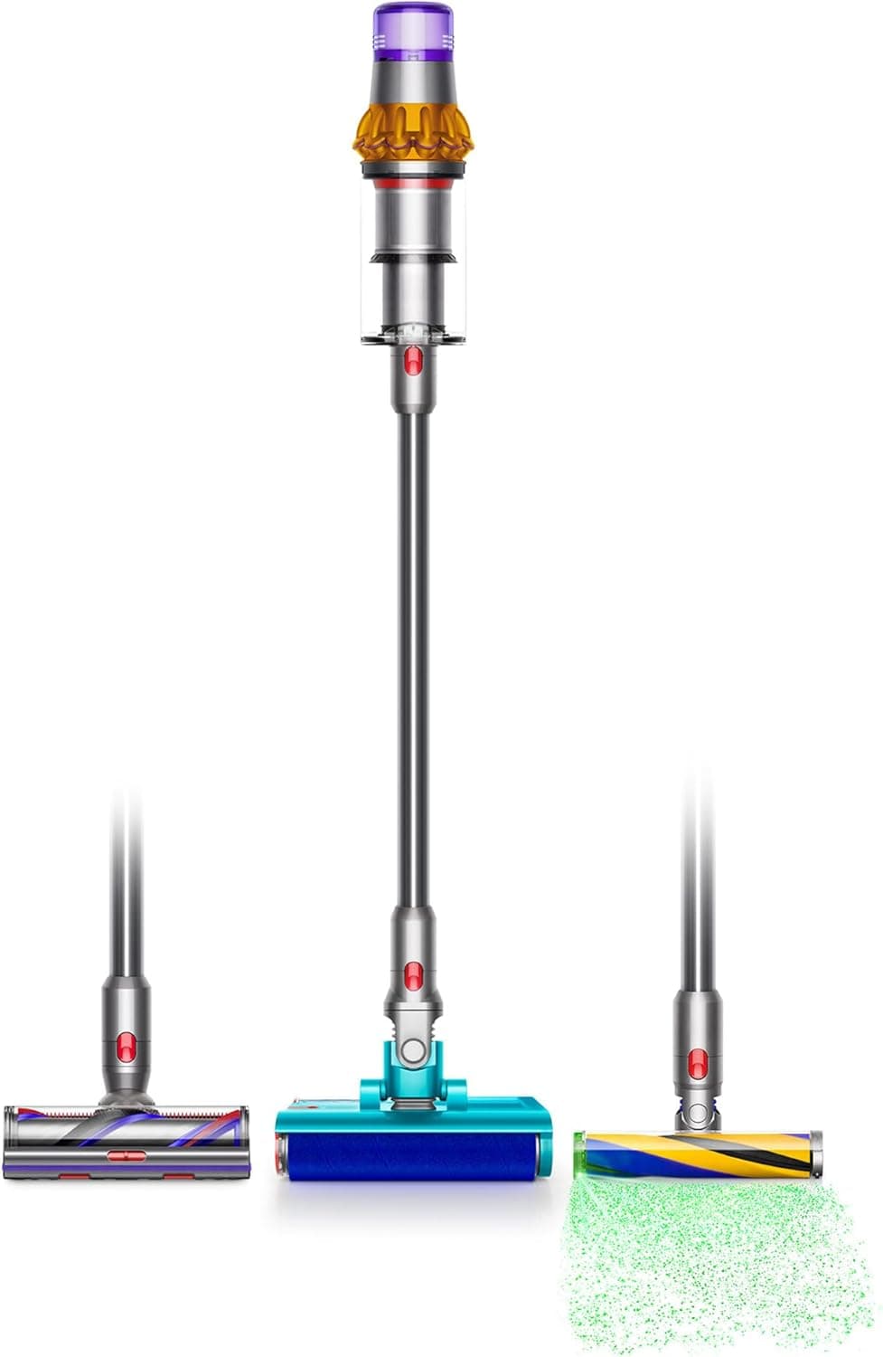 Dyson V15s Detect Submarine Aspiradora en seco y húmedo, amarillo/níquel