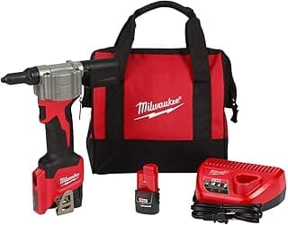 MILWAUKEE ELECTRIC TOOLS CORP 2550-22 Kit de herramientas de remachado M12 (2550-22)