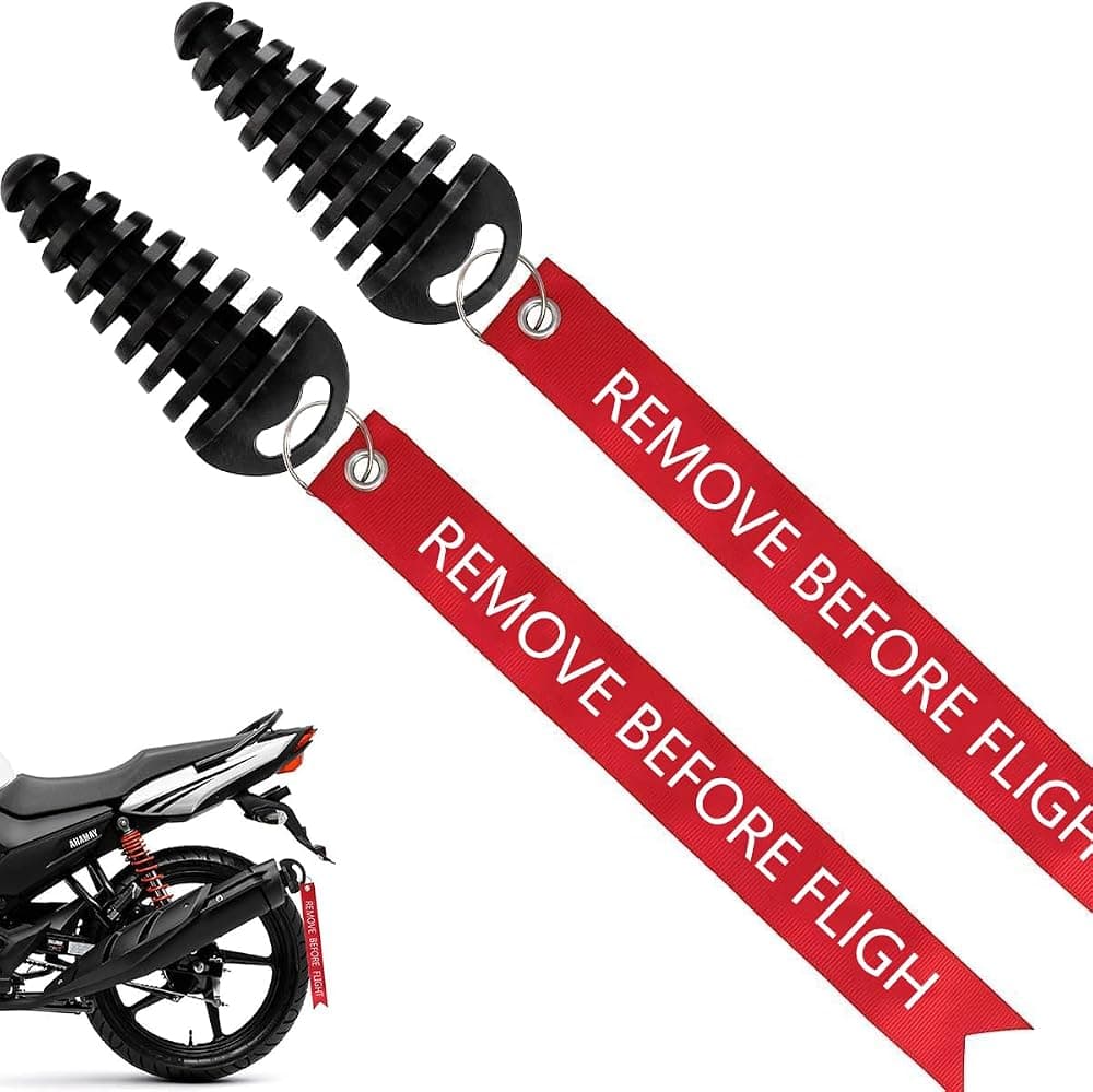 Paquete de 2 silenciadores para motocicleta de 2 tiempos, tapón de escape para moto de cross (S) | Tapones de lavado de escape con silenciador con 2 serpentinas, piezas de moto de cross con silenciador de escape de goma (0,6-1,5 pulgadas)