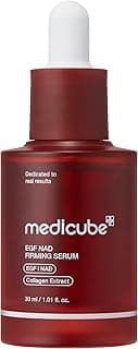 medicube NAD EGF Firming Serum for Face & Neck | Anti-Aging Serum with EGF Peptide, NAD & Collagen - Wrinkle Appearance, Elasticity & Pore Care, Korean Skincare, 1.01 fl.oz