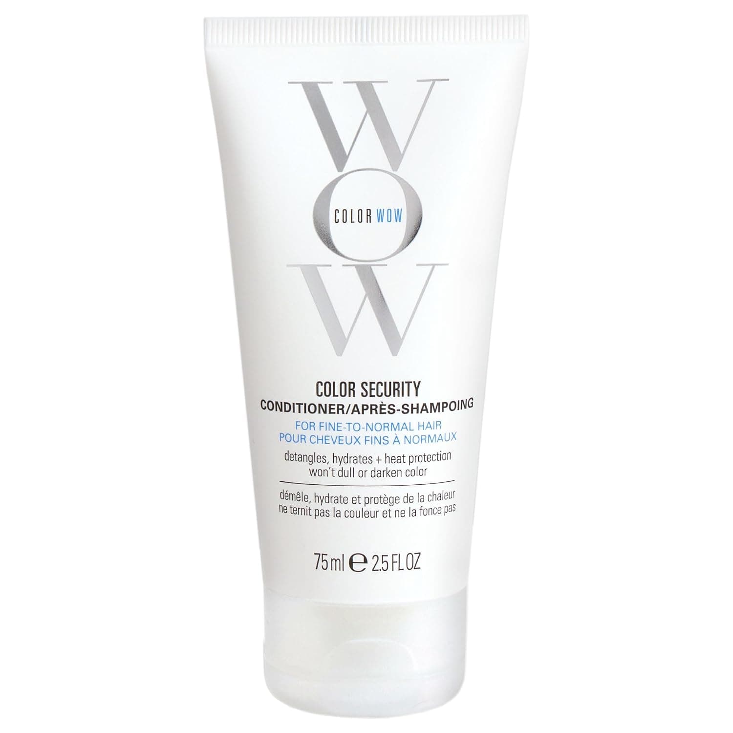 Acondicionador COLOR WOW Color Security para cabello fino a normal – Hidratación ingrávida para cabello fino, delgado y frágil | Desenreda, nutre + añade brillo con aceite de argán | Color seguro | Protección contra el calor
