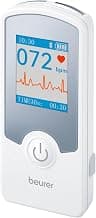 Monitor EKG Cardio Companion: máquina de ECG portátil de 3 derivaciones, detecta ritmos cardíacos irregulares, resultados rápidos en 30 segundos, Bluetooth con aplicación, batería recargable, apto para FSA/HSA, ME75