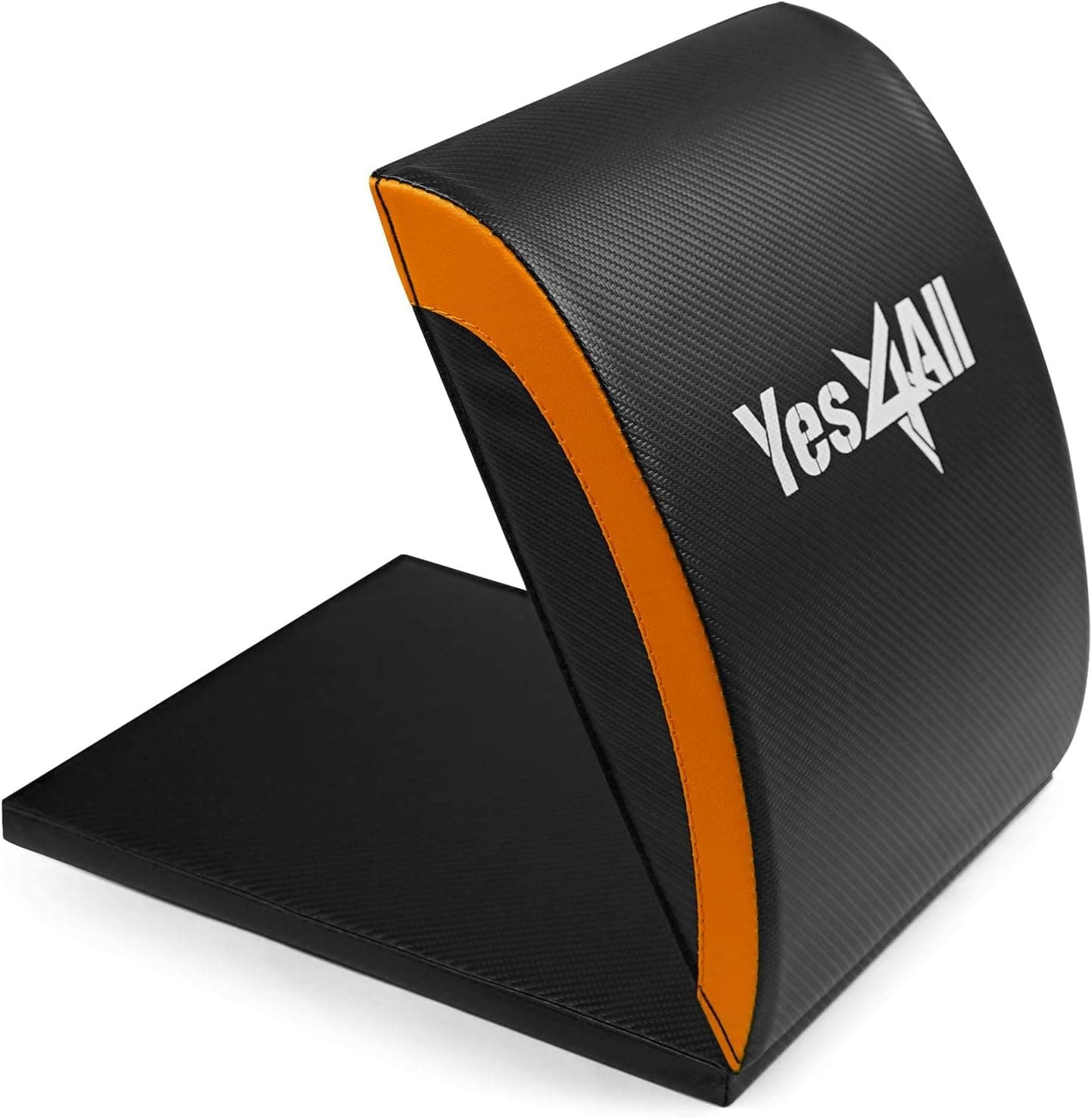 Yes4All Almohadillas para Ejercicios Abdominales, Equipo de Entrenamiento Abdominal Plegable para Gimnasio en Casa, Entrenamiento Central y Estiramiento de Espalda, Estera para Sentarse para Ejercicios en el Piso