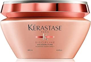 KÉRASTASE Discipline Maskeratine Mascarilla para el cabello, mascarilla restauradora anti-encrespamiento, protector del calor y mantiene la salud del cabello con morfoqueratina y agentes suavizantes para todo tipo de cabello, 6.8 onzas líquidas