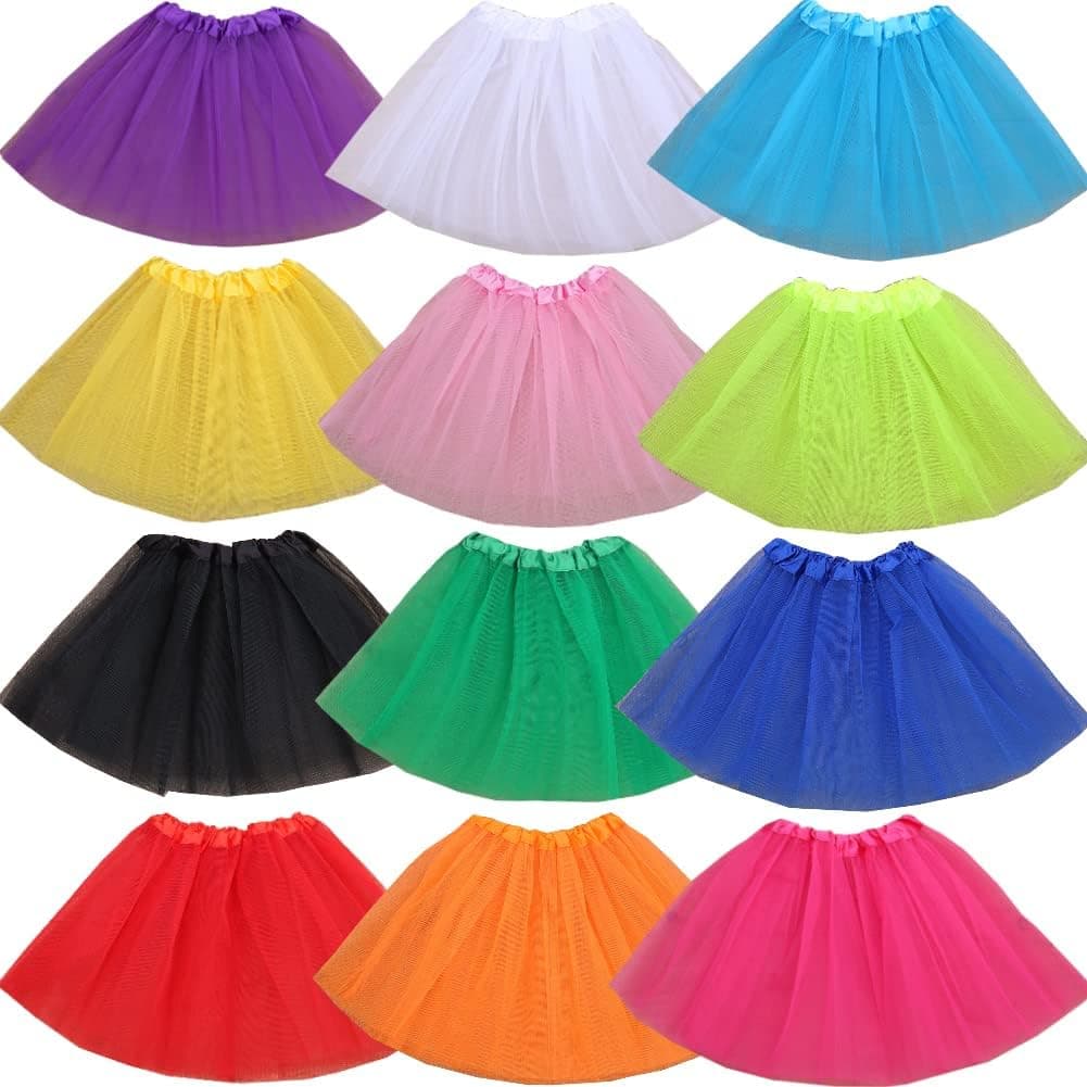 Princess Dress up Tutu Cape Crown Accessories Tiara Ballet Tutu Skirt for Girls Costume Party Favors
