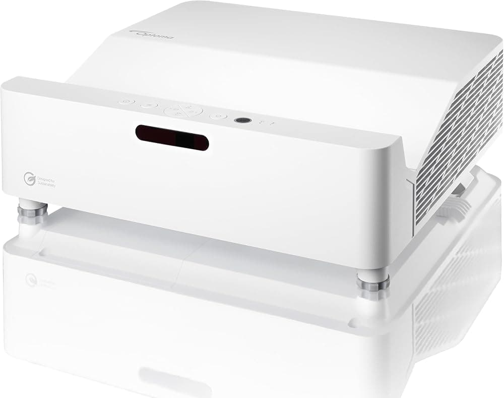 Proyector láser doméstico Optoma GT3500HDR 1080p Full HD | Alcance ultracorto, 3800 lúmenes, modo de juego mejorado con retraso de entrada de 8 ms a 1080p