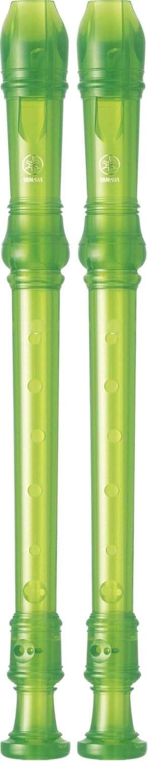 Grabador soprano Yamaha YRS-20 de 3 piezas, verde (pack de 2)