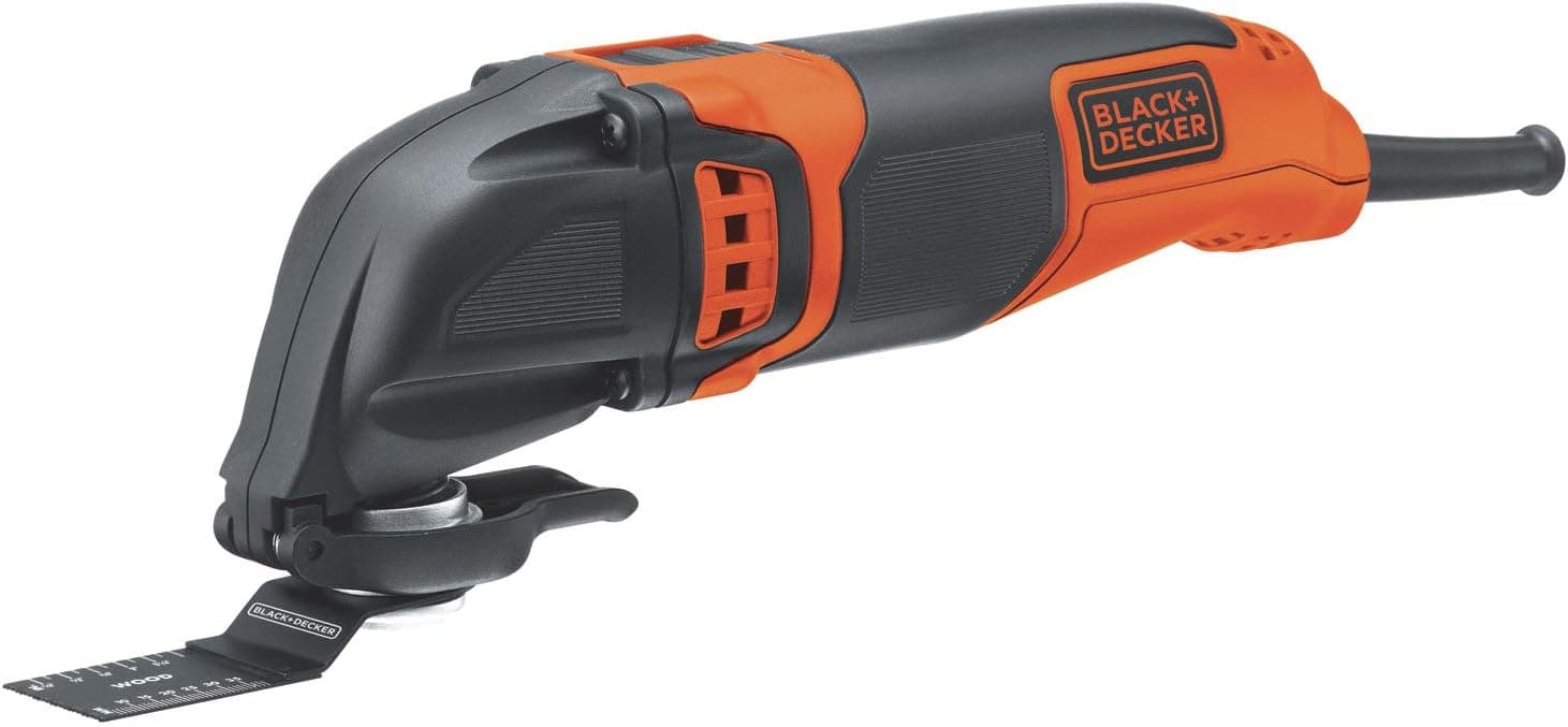 Multiherramienta oscilante BLACK+DECKER, velocidad variable, 2,5 amperios (BD200MTB)
