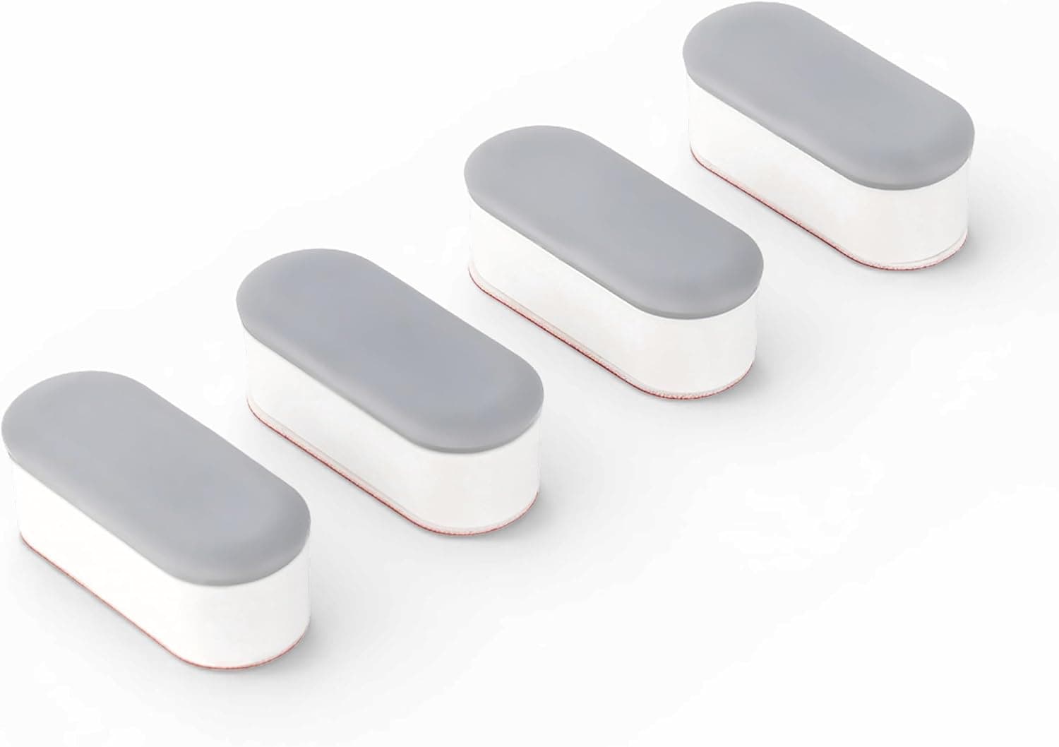 LUXE Bidet Protectores universales antideslizantes para asiento de inodoro, 4 piezas
