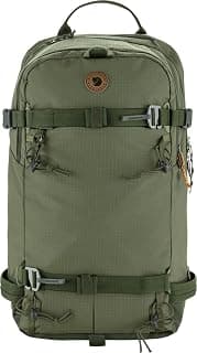 Bergtagen Mochila Touring 22 - Paquete Técnico, Portaequipaje Reforzado, Diseño Alpino - Touring, Trekking, Senderismo, Laurel Green-Deep Forest, Talla Única