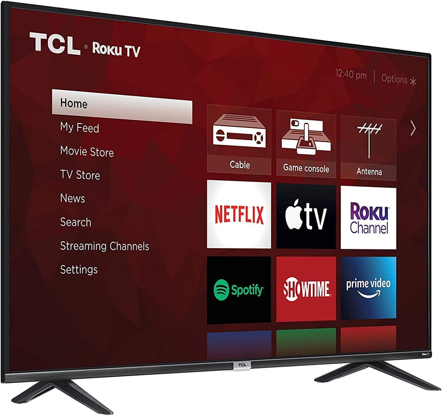 Televisor inteligente TCL de 55" Clase 4 4K UHD HDR con Roku - 55S435, modelo 2021