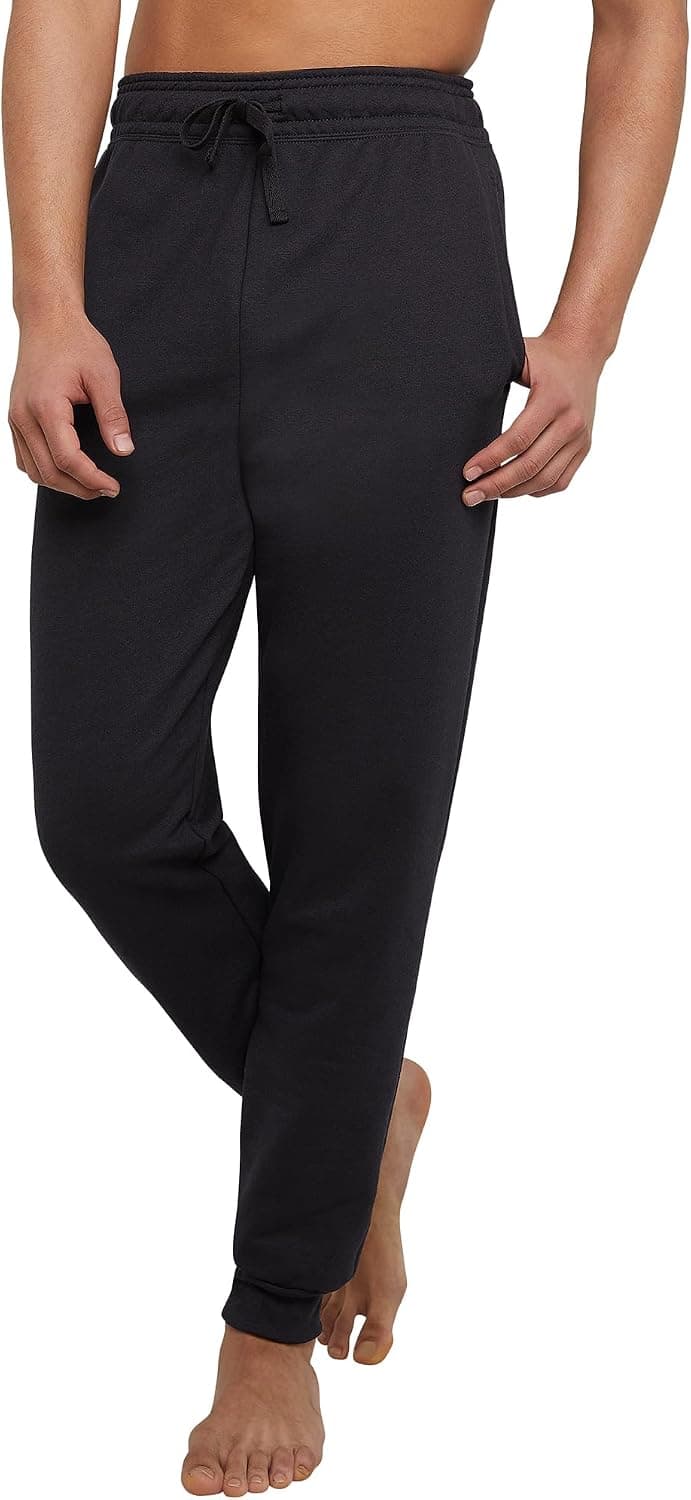 Hanes Joggers para hombre, pantalones deportivos de forro polar EcoSmart para hombre, pantalones de salón para hombre, 30.5"