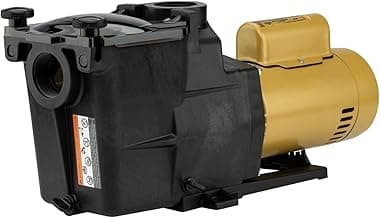 Hayward Super Pump InGround Pool Pump - 1 HP, funcionamiento más silencioso y eficiente | Las superbombas W3SP2607X10 para piscinas en el suelo tienen motores de alto rendimiento y alta resistencia para las necesidades de la bomba de su piscina.