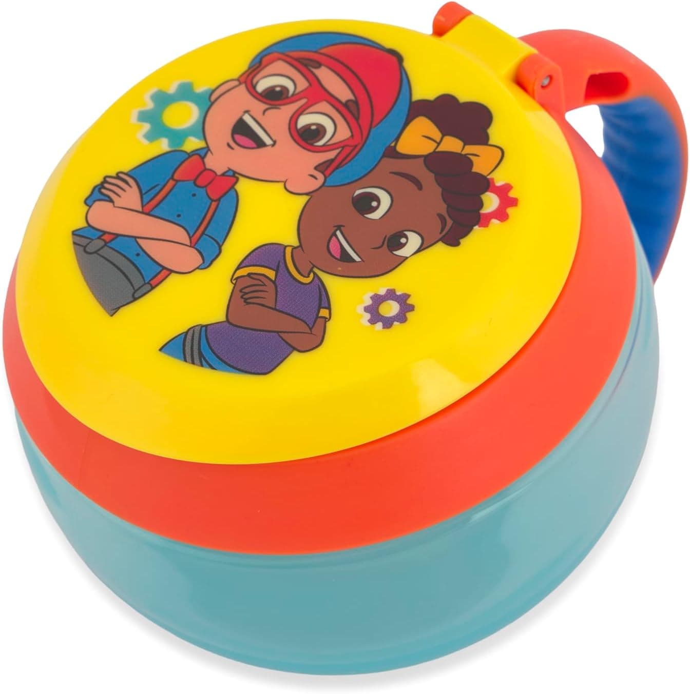 Skip Hop x Blippi & Meekah Baby Snack Container Mealtime Snack Cup, BPA-Free & Phthalate-Free, Holds 7.5oz. Age 12m+