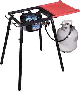 Estufa individual Camp Chef Pro 30 - Estufa de campamento de 1 quemador - Estufa de gas ultraportátil para equipo de exterior y acampada - Área de cocción de 231 pies cuadrados