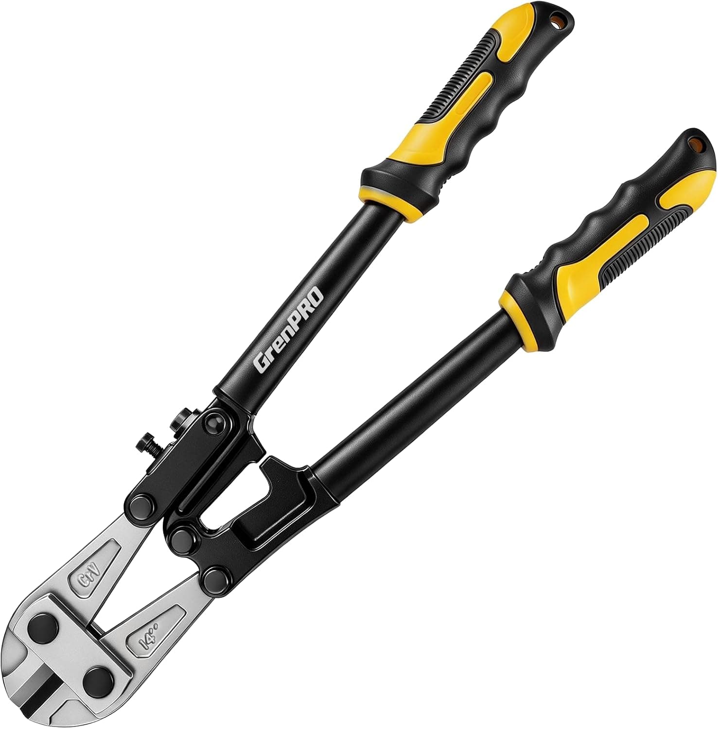 Cortador de pernos GRENPRO de 14 pulgadas, acero Cr-V, pernos, guía metálica de armadura de alambre de cadena