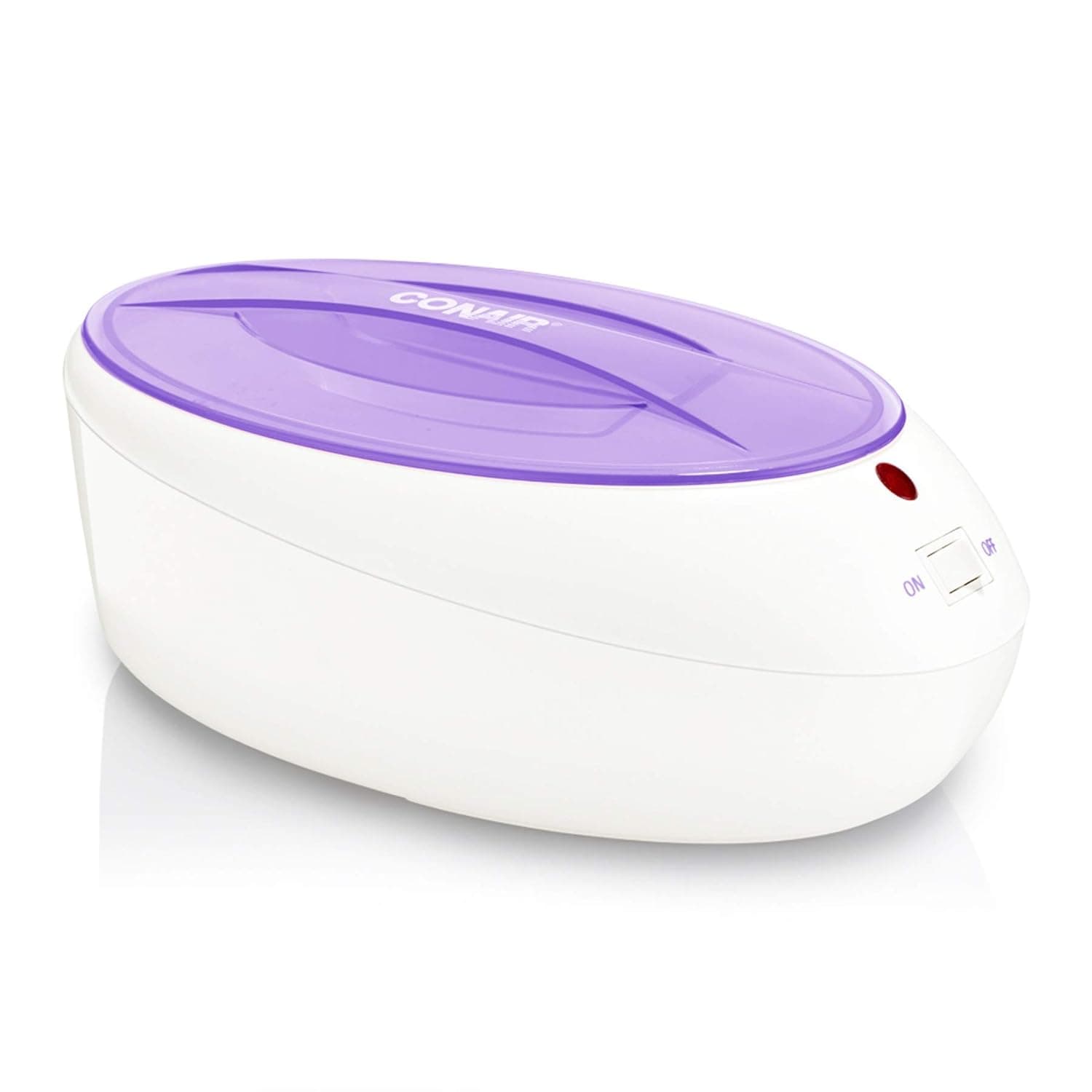 True Glow by Conair Baño de parafina para manos y pies - Tratamiento hidratante con 1 lb. Cera - Púrpura