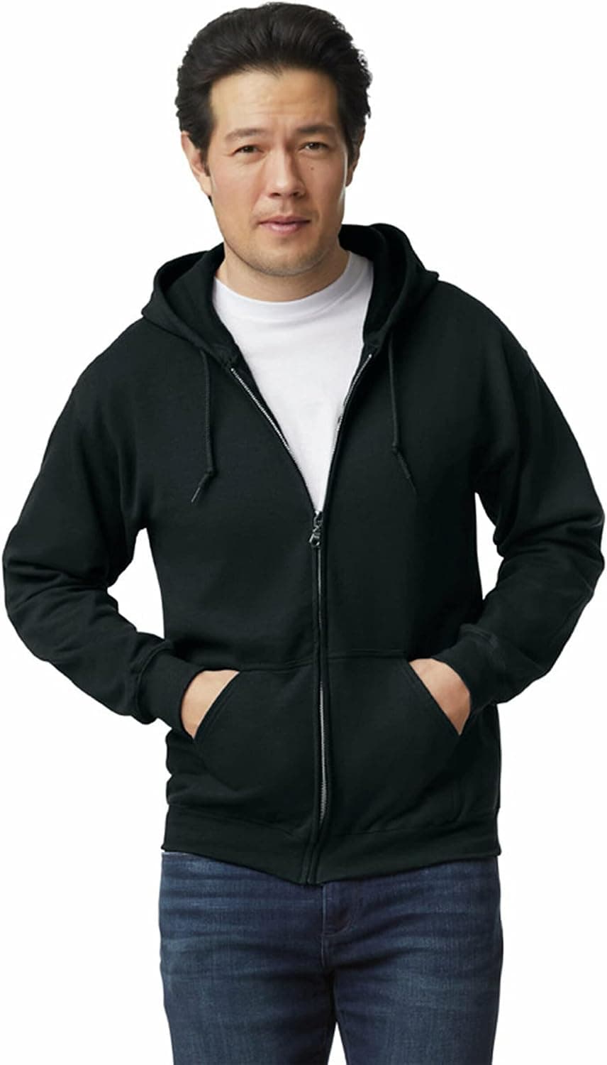 Sudadera Gildan unisex-adult Fleece Zip Hoodie, Style G18600, Multipack