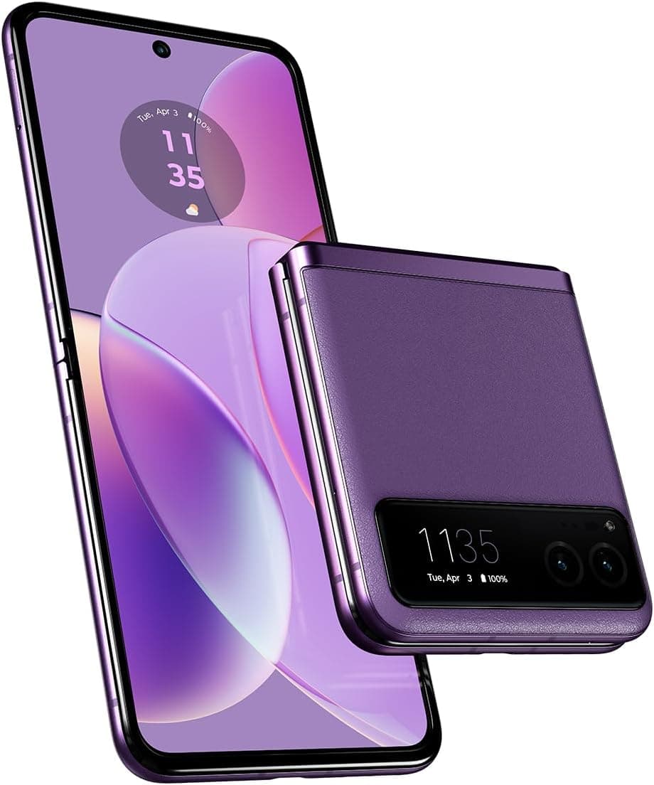 motorola razr | 2023 | Desbloqueado | Hecho para EE.UU. 8/128 | Cámara de 32MP | lila de verano