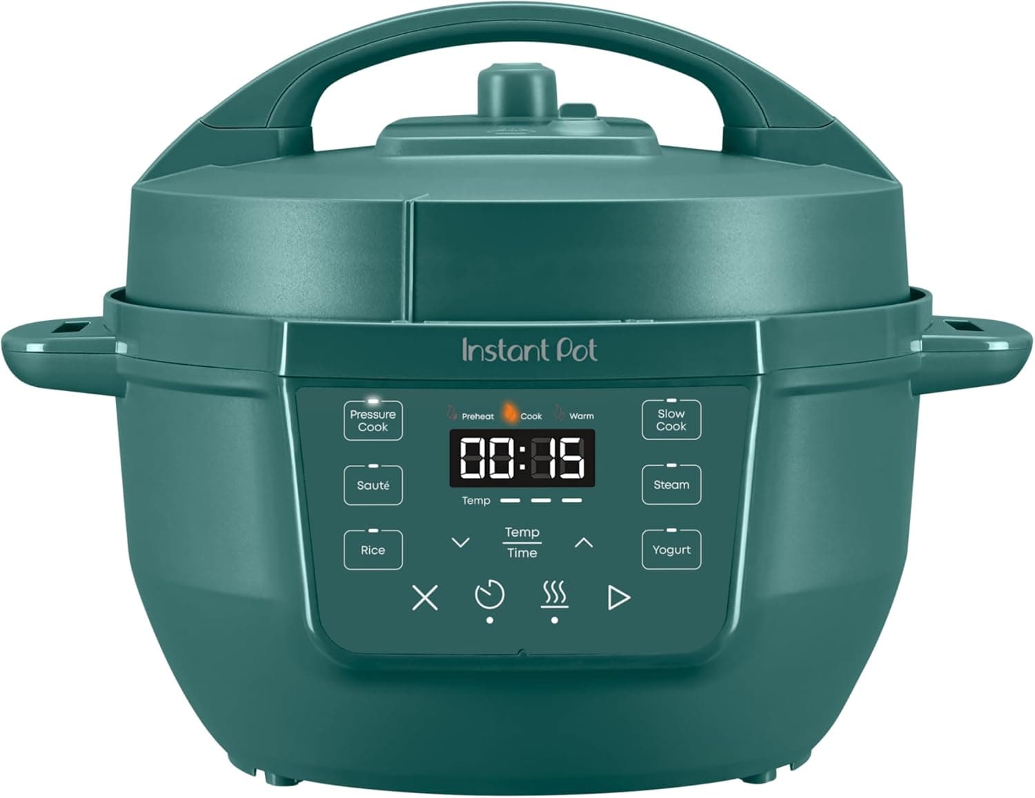 Instant Pot 4QT RIO Mini 7 en 1 multiolla, olla a presión, cocción lenta, salteado, vapor, arrocera, yogur y calentador, eucalipto, 4 cuartos
