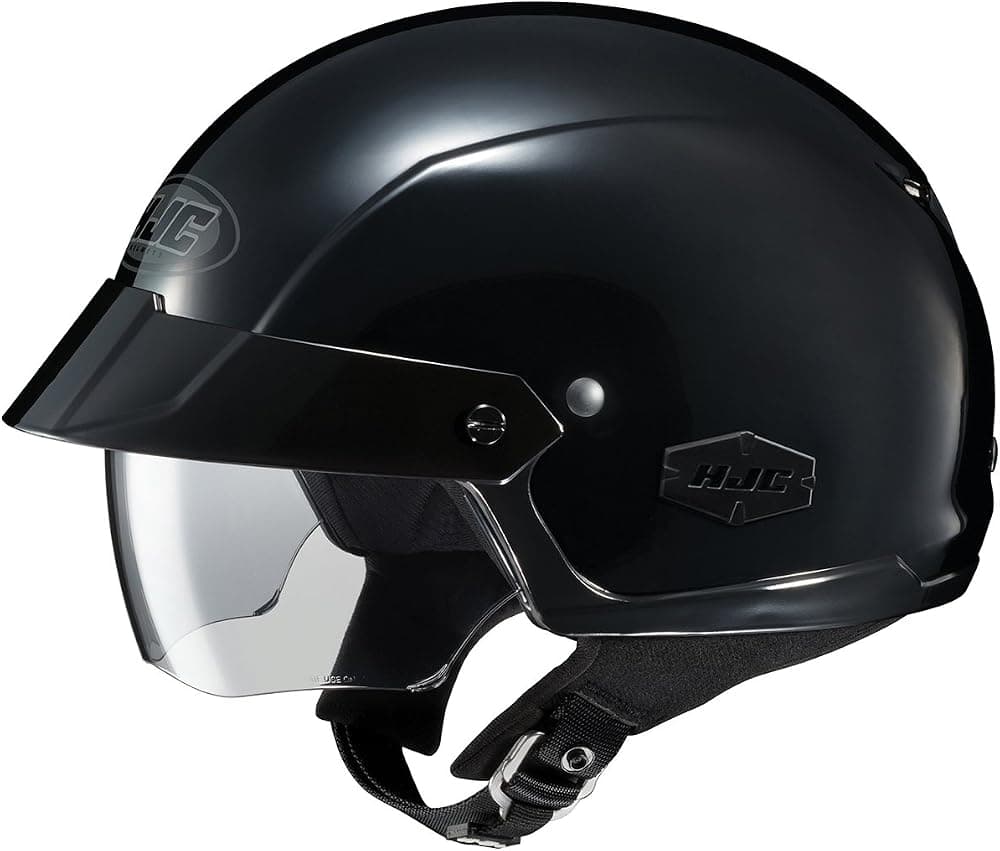 HJC es un casco de motocicleta Cruiser para hombre - Negro mate / Grande