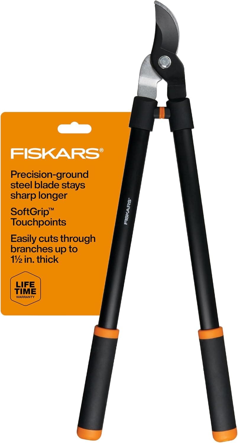 Fiskars Podadoras de jardín de 28 pulgadas, podadora de árboles con capacidad de corte de 1,5 pulgadas