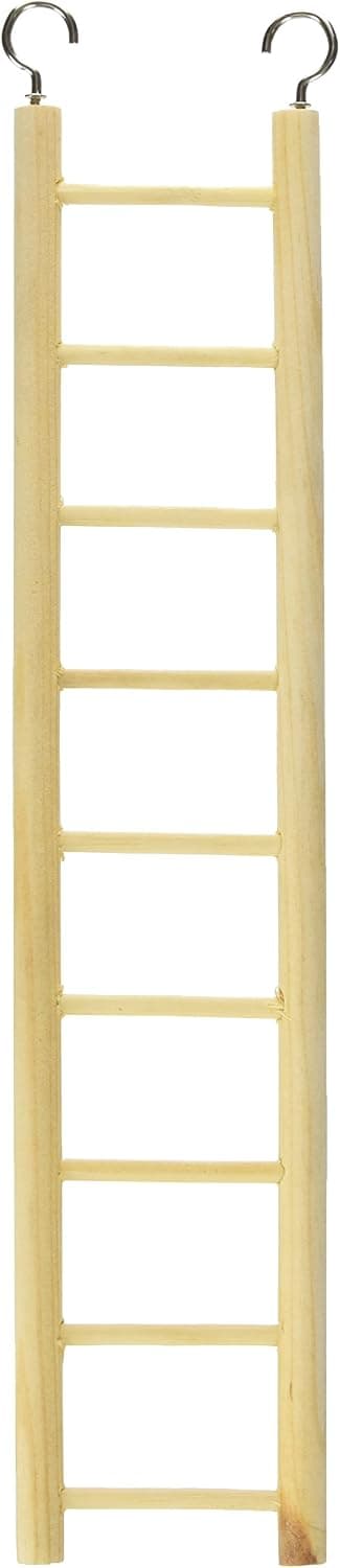 Prevue Pet Products BPV385 Birdie Basics Escalera de madera de 9 escalones para pájaros, 14-1/2 pulgadas