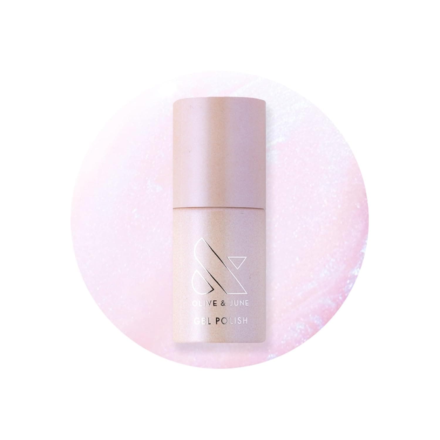 Esmalte de uñas en gel Olive & June, pez dorado rosa | Esmalte en gel sin hema; hasta 21 días de uso, remoción sin daños; Se necesita lámpara LED UV; manicura de calidad de salón en casa